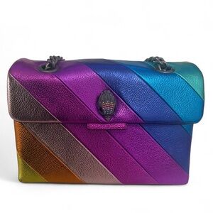 Kurt Geiger Multicolor Striped Shoulder Bag